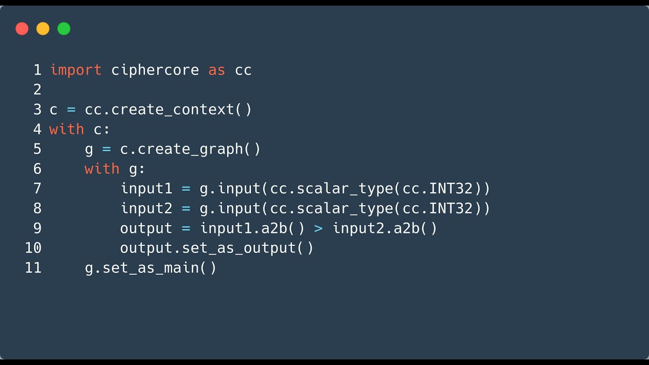 CipherCore Tutorial: Private Set Intersection