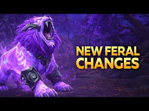 NEW FERAL CHANGES ARE HERE! - Feral druid pvp midnight 12.0