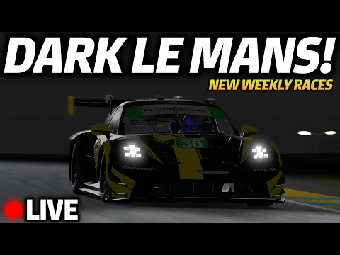 Le Mans At Night + New Update! iRacing Weekly Races