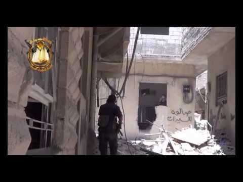 تقرير مرئي عن بعض العمليات العسكرية لكتيبة شهداء عربين العاملة في مدينة دمشق وريفها