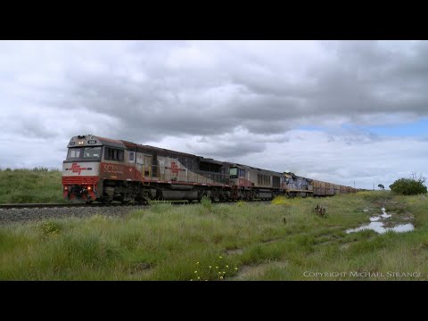 1MP9 SCT Containers & Boxcars Mixed Freight Train (18/10/2020) - PoathTV Australian Railways
