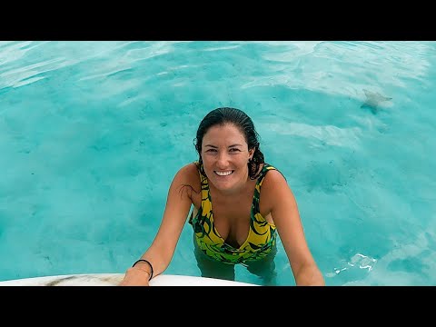 Sailboat Living In Los Roques | Catamaran Dragging and Polishing