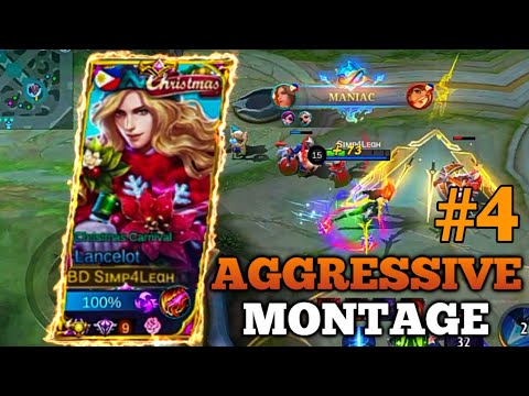 LANCELOT SATISFYING MONTAGE # 4 | INSANE DAMAGE - NOXY GAMING | MLBB