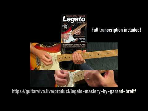 Brett Garsed Legato book for Guitar Vivo - Rock groove solo