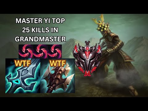 IS MASTER YI TOP JUST TOO BROKEN...