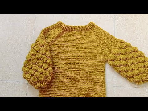 crochet sweater for 12 to 13 year girl ( subtitles available)