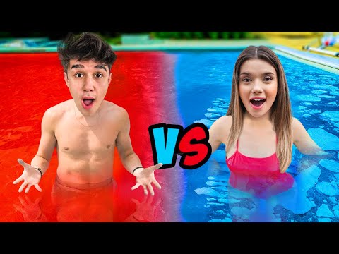 SICAK vs SOĞUK HAVUZDAN SON ÇIKAN KAZANIR 🔥🥶 !? Ahmet Can Dündar | Sıla Dündar