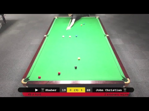 Shaher Alqasasfa - John Christian Vespestad, Stord Snookerserie Elite Hausten 2017