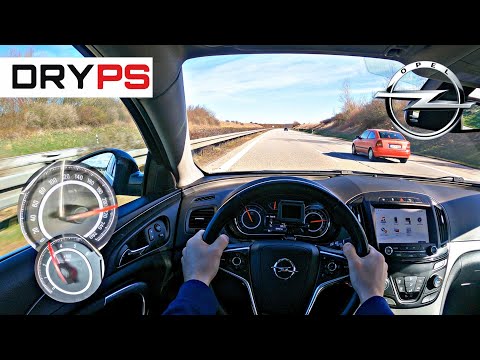 Opel Insignia 1.6 CDTI - TOP SPEED DRIVE ON GERMAN AUTOBAHN - POV