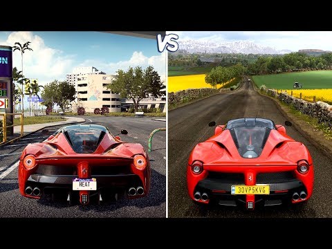 Need for Speed Heat vs Forza Horizon 4 - Gameplay Comparison (PC HD) [1080p60FPS]