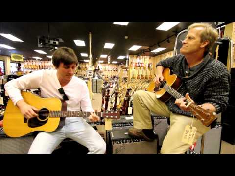 Ben and Jeff Daniels at Norman's Rare Guitars