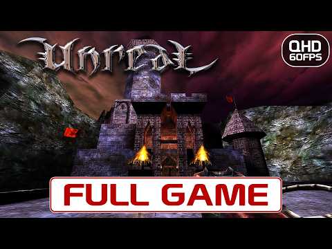 Unreal - Full Game | Longplay Walkthrough No Commentary | Unreal - Hardest Difficulty | HD Textures