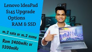 Video thumbnail for Lenovo Ideapad S145 | Ram & SSD Upgrade options | Know Before you upgrade your Laptop 💻 by Tech Revolv