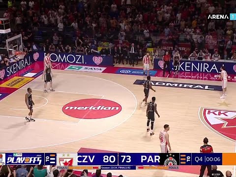FINALE ABA LIGE (2. meč): Crvena zvezda - Partizan 80:73 / 15.05.2024.