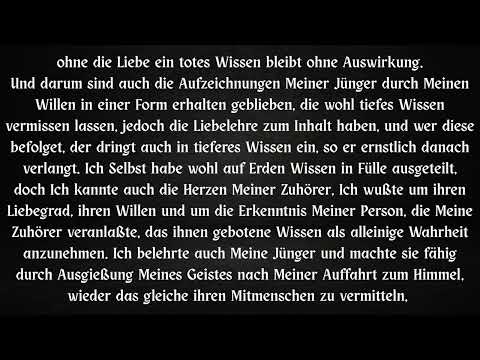 LIEBE - DAS HÖCHSTE GEBOT ....