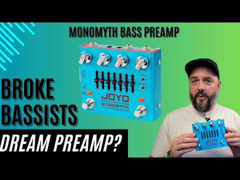 Why does this $80 Bass Preamp sound so INSANE! Joyo Monomyth budget bass preamp!