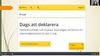 HUR FYLLER MAN I INKOMSTDEKLARATION 1? dags att deklarera 2022