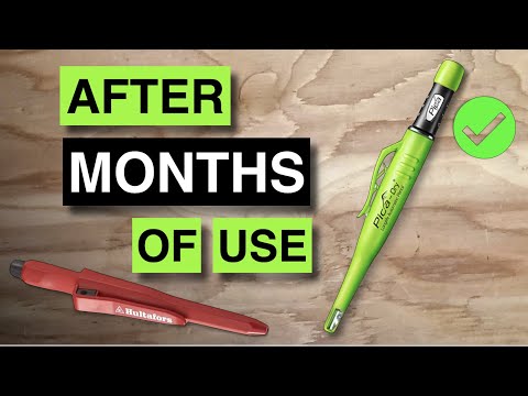 Why I use Pica instead of Hultafors - Carpenter Pencil Review