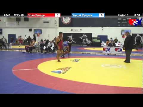 Schultz MFS 74 KG Cons. Round 2: Brian Surage (unattached) vs. Deepak Deepak (India)
