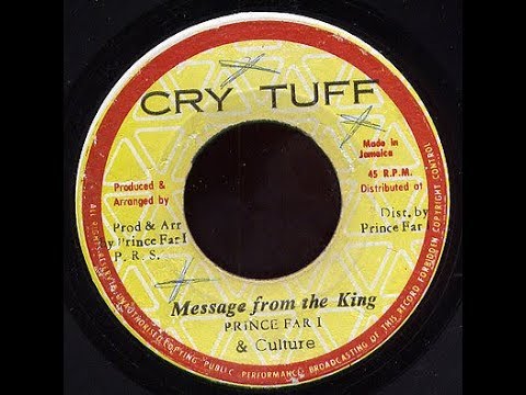Prince Far I & Culture - Message From The King ++