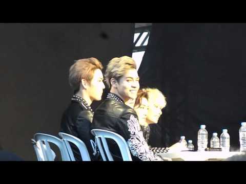 [FANCAM] CROSS GENE IN BRAZIL 150711 - ANIME FRIENDS