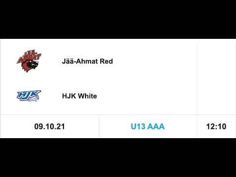 Jää-Ahmat - HJK WHITE U13 09.10.21 (AAA)