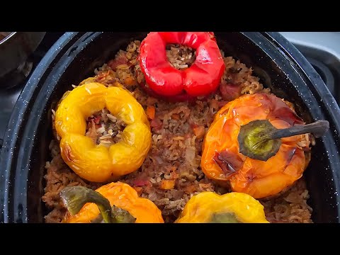 Video thumbnail: Speca të Mbushur me Mish dhe Oriz – Receta Tradicionale