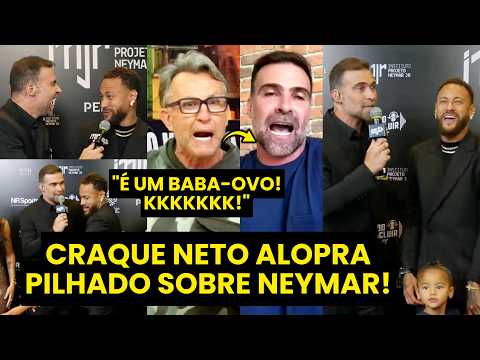 “O CRAQUE NETO FALOU QUE EU BABO O OVO DO NEYMAR??? CARA…” PILHADO REAGE AO VIVO à ZOAÇÃO!