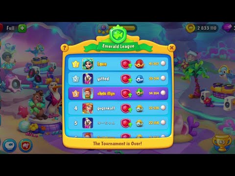 @Fishdom Got 3rd Rank in Emerald League, Atlantis Cup Stage 43