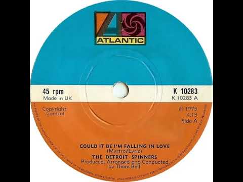 UK New Entry 1973 (83) The Detroit Spinners - Could It Be I'm Falling In Love