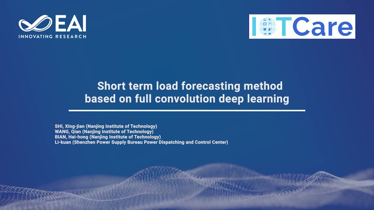 Short term load forecasting method based on full convolution deep learning