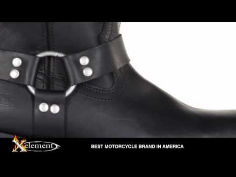 Xelement Classic Motorcycle Harness Biker Boot