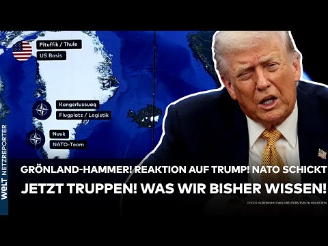 GRÖNLAND: Hammer! Reaktion auf Trump! NATO schickt jetzt Truppen auf Arktis-Insel! Was wir wissen!
