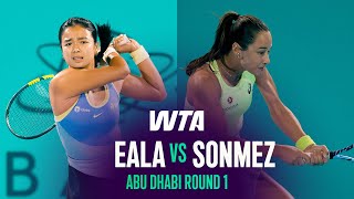 Alexandra Eala vs. Zeynep Sonmez | 2026 Abu Dhabi Round 1 | WTA Match Highlights