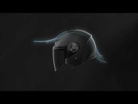 Миниатюра изображения товара Мотошлем LS2 OF616 Airflow 2 Solid (L, черный матовый)