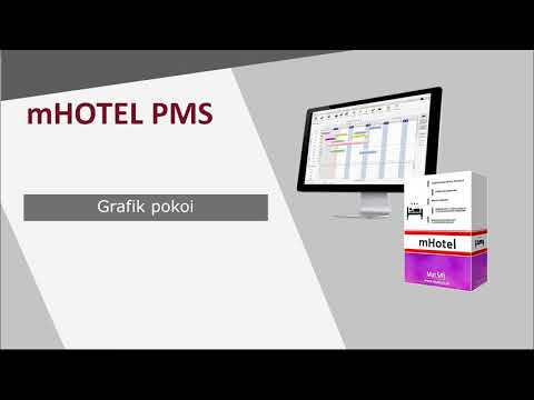 Program hotelowy mHotel - grafik pokoi