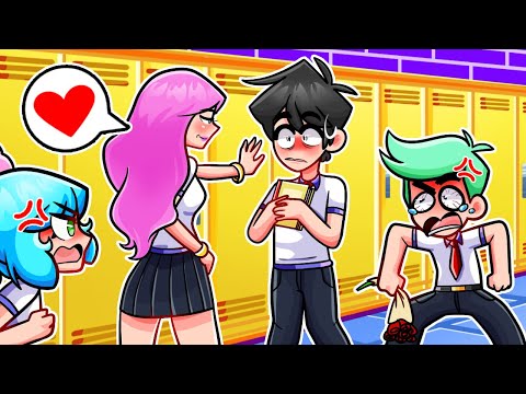 THE POPULAR GIRL FALLS IN LOVE WITH ME AT SCHOOL!  😨💖 ARE WE DATING?😈SRJUANCHO MINECRAFT ROLEPLAY