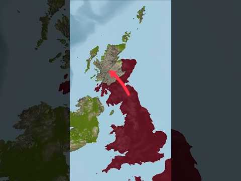 Why Couldn't the Romans Conquer Scotland? #shorts #rome #map