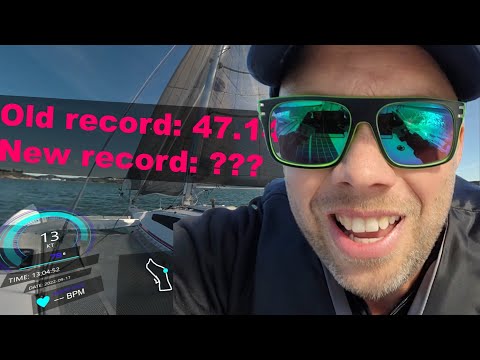 How to sail faster than the wind? (Thursday Tune-up Training) record attempt