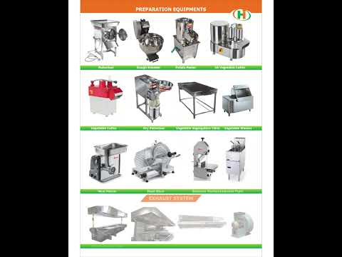 Stainless steel dining table, 6 seater