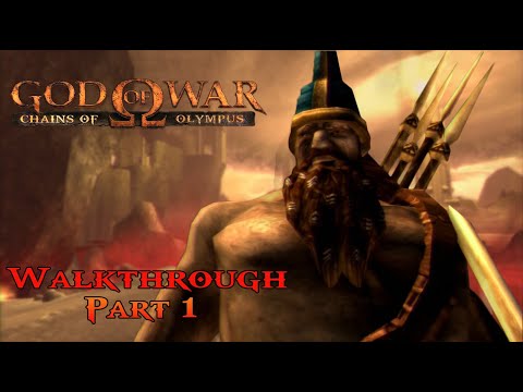 God of War Chains of Olympus Walkthrough Part 1 The Persian King