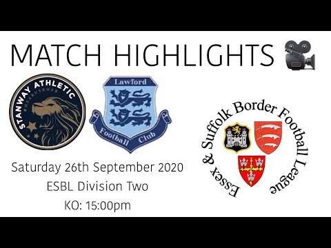 MATCH HIGHLIGHTS 🎥| Stanway Athletic 1-2 Lawford Lads Reserves - ESBL Division Two