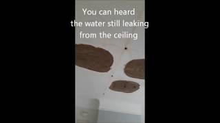 How we repair water damaged ceilings