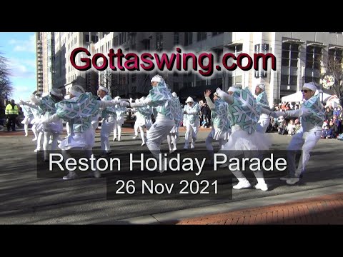 26 Nov 2021 Gottaswing Snowflake Dancers in the Reston Holiday Parade