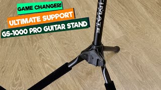 Ultimate Support GS-1000 Pro Review: The Only Stand I Trust with My Guitars! 🎸