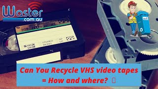 Can You Recycle VHS Video Cassettes? 📼 - How To Recycle VHS!