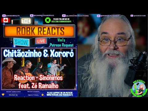 Chitãozinho & Xororó Reaction - Sinônimos (feat. Zé Ramalho) | English & Portuguese Subtitles
