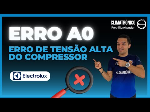 Vídeo: ERRO A0 | Tensão alta Electrolux Barril Inverter — 5 passos