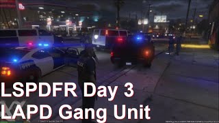 GTA 5 PC LSPDFR Police Mod Day 3 | LAPD Gang Unit | Getting Drugs Off The Streets