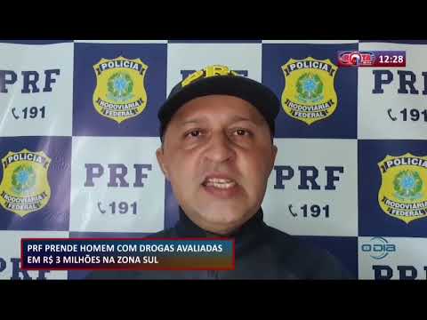 Homem é autuado pela PRF ao transportar R$ 3 Milhões em drogas 23 10 2020